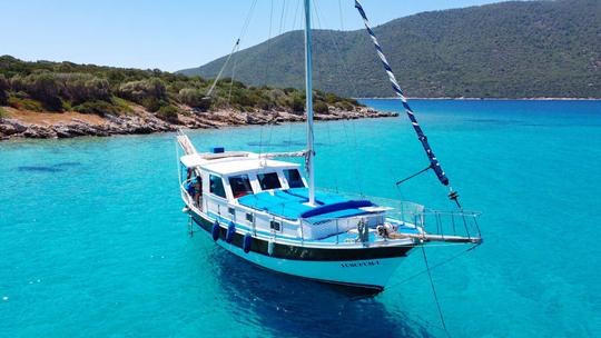 45' Gulet for Bodrum Private Boat Tour - 12 guests - Stunning Views!