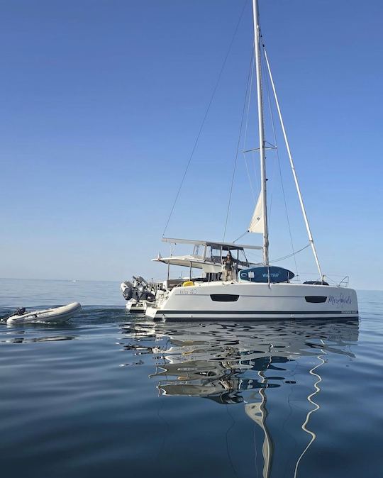 Fonte de catamarã Pajot Isla 40 para explorar o majestoso rio Tejo