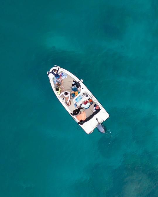 Desfrute de uma viagem de um dia na Ilha de Skiathos com nosso barco/sem necessidade de licença