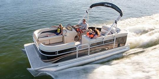 20' Pontoon  - on Torch Lake - 9 Person Capacity