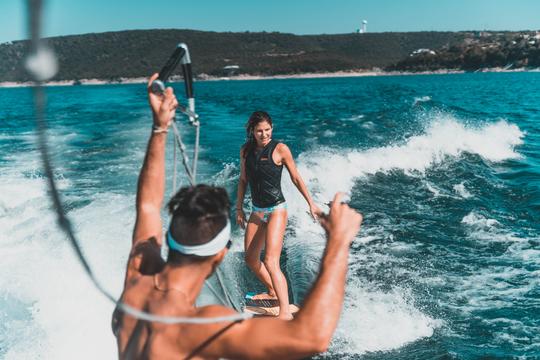 Aulas de wakesurf no Lago Travis!