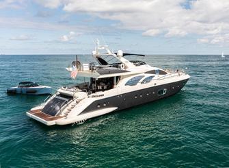 Amazing 100 Ft Azimut with Jacuzzi and water toys