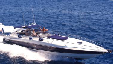 Sunseeker Superhawk 48ft Motor Yacht Rental in Cote d'Azur, France 