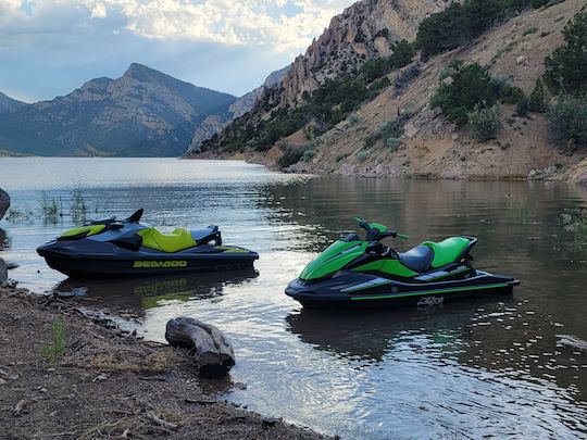 Meet Zipadee and Dooda, A pair of jet skis available in Heber City 