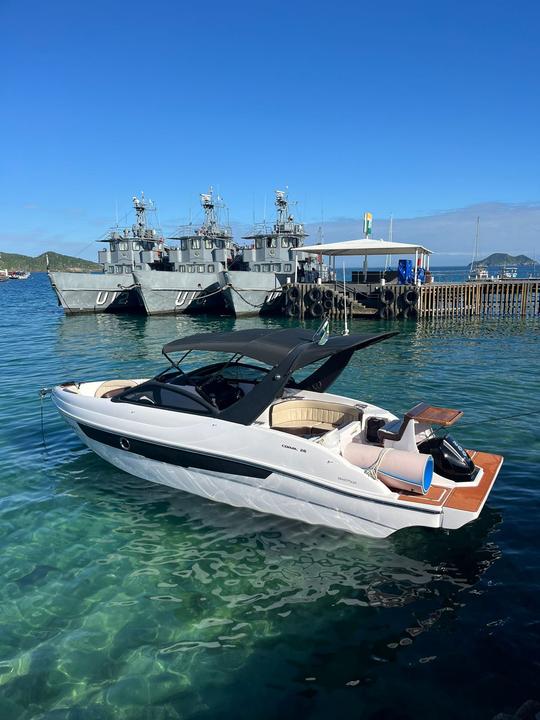 Discover Búzios on the 26ft Albatroz Boat