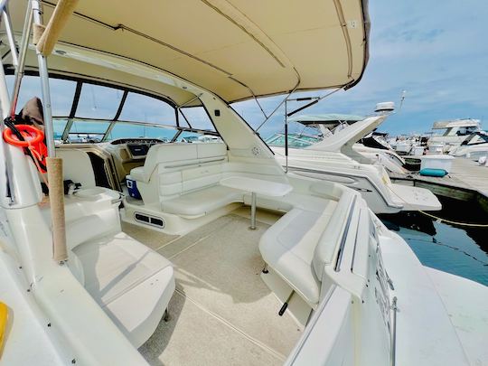 **Affordable Luxury Chicago Boat Rentals for 12 on Lake Michigan / Playpen**