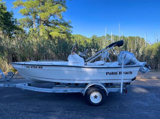 Starting at $50 HR | 16ft Center Console | York River | Fishing license included