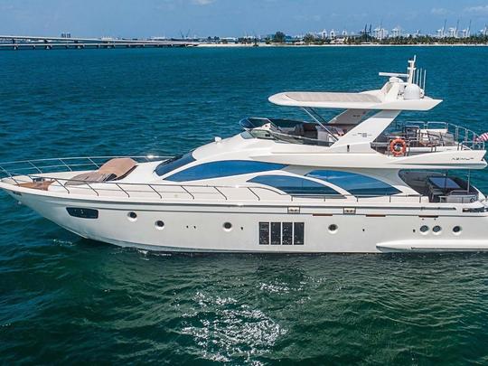 Luxury 75’ft yacht with Captain and Crew