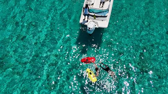  Private Snorkeling Charter with Seabobs. Comp.Refreshments Beach-club access 