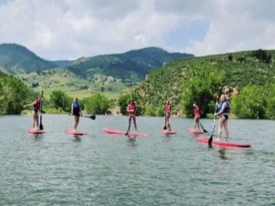 Paddleboards and Kayaks at Horsetooth in Fort Collins, Colorado