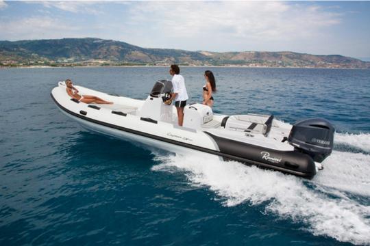 Maxi Rib Ranieri  8 mt 250 HP to Milazzo Sicily