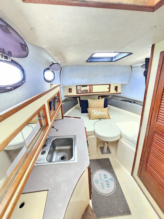 Enjoy the best experience in a comfortable 29' Mako boat