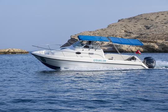 Avistamiento exclusivo de delfines en Silvercraft 36CC en Muscat, Omán