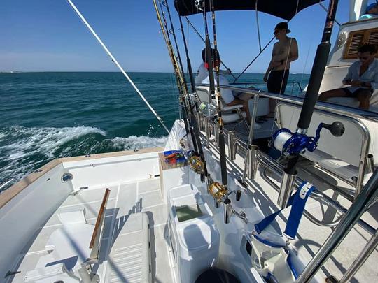 Adventure & fun perfectly balance with the Offshore 56ft Sportfisher Yacht