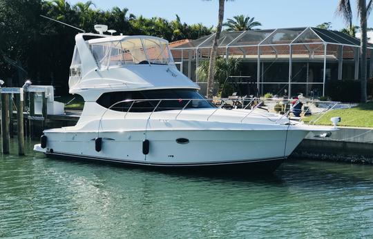 Sarasota Luxury Cruise on 38ft Silverton Yacht with a USCG Licensed Captain