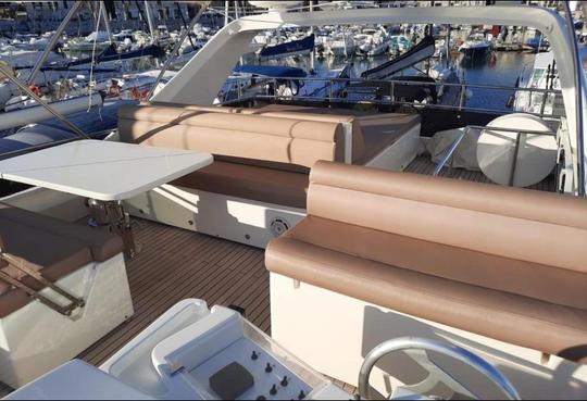 Ferretti Yachts 630 "Tiniti II", ACI marina Split, Croatia