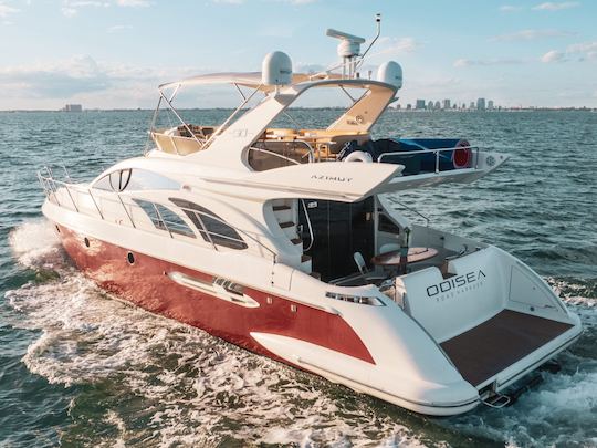 Enjoy Miami In 55ft Azimut Fly!!!