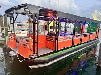 O melhor barco de pontão para festas em Miami!