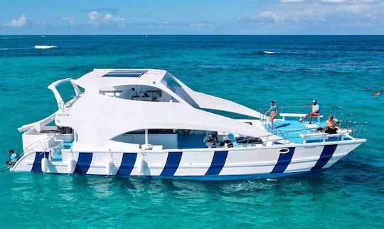 Fancy Yacht Adventure with Captain and Crew in Punta Cana!