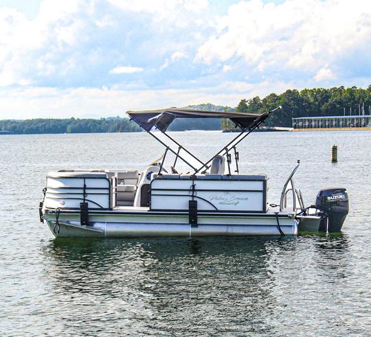 Brand New Premium Luxury Pontoon Boat on Lake Lanier