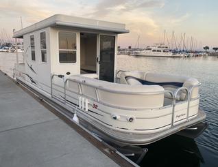 Ultimate San Diego Party Boat: 32’ Double Deck Cruiser w/ Water Slide & Captain